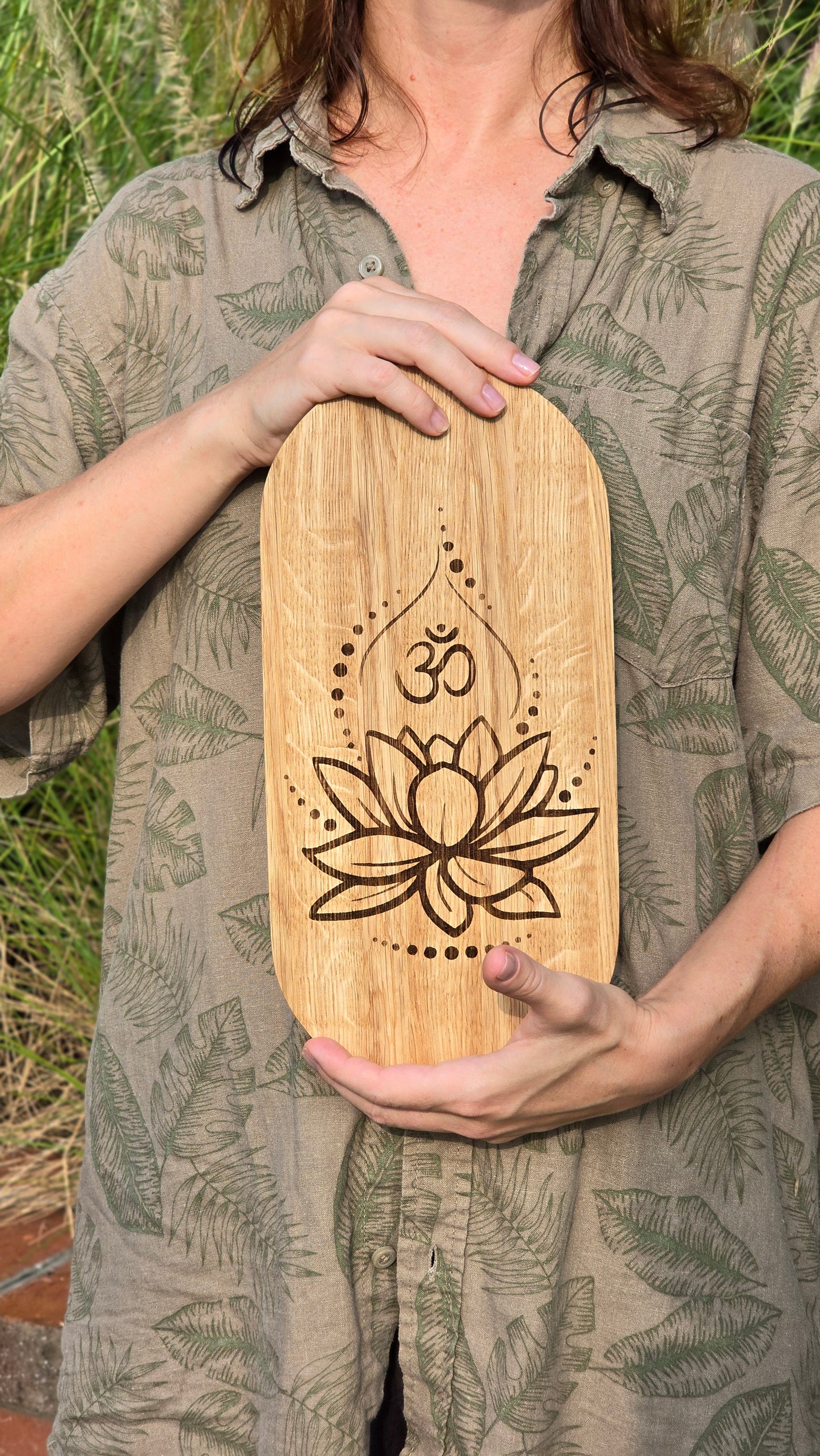 Sadhu Nail Board. Beginner level - 8mm. Dynamic. Oak. "Lotos".