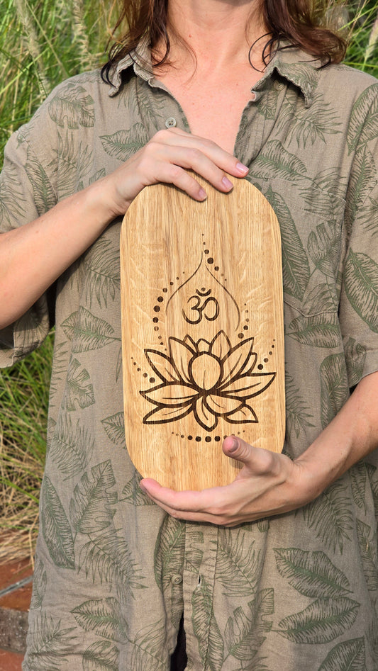 Sadhu Nail Board. Beginner level - 8mm. Dynamic. Oak. "Lotos".